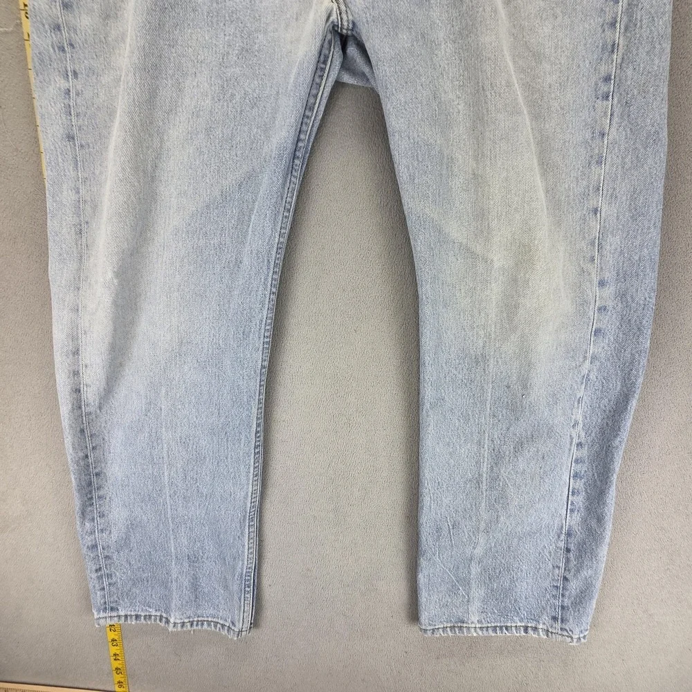 Vintage Levis 501 Jeans‎ Mens Blue Light Wash Straight Button Fly USA Fits 36x28